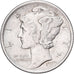 Stati Uniti, Dime, Mercury, 1919, U.S. Mint, Argento, BB+, KM:140