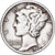 Vereinigte Staaten, Dime, Mercury, 1941, U.S. Mint, Silber, SS, KM:140
