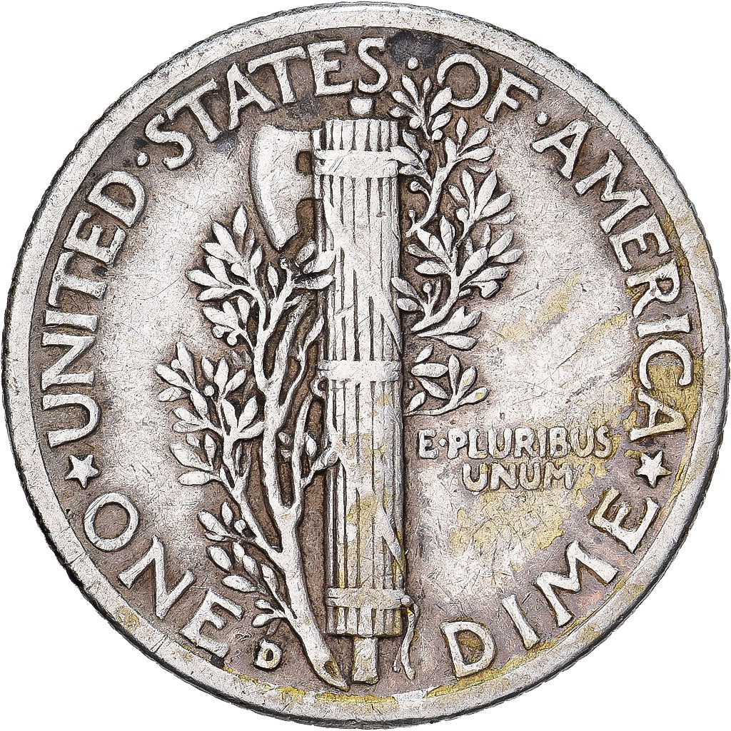 Vereinigte Staaten, Dime, Mercury, 1941, U.S. Mint, Silber, SS, KM:140