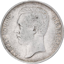 Belgio, Albert I, 2 Francs, 2 Frank, 1911, Argento, MB+, KM:74