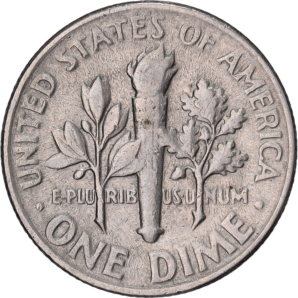 Vereinigte Staaten, Dime, Roosevelt, 1968, U.S. Mint, Copper-Nickel Clad Copper
