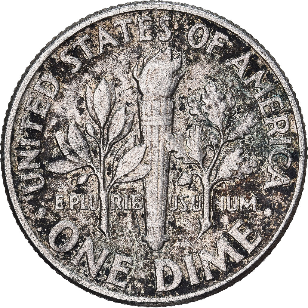 Vereinigte Staaten, Dime, Roosevelt, 1959, U.S. Mint, Silber, SS, KM:195