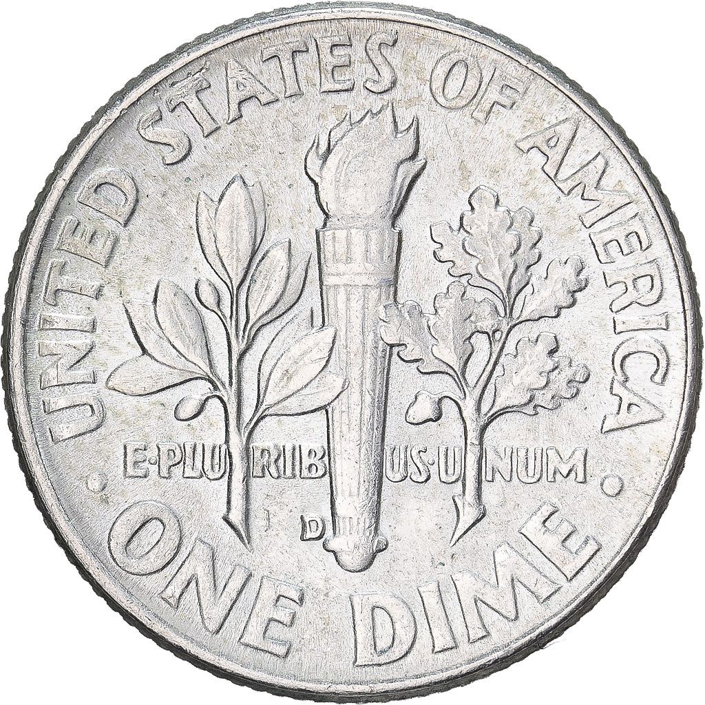 Vereinigte Staaten, Dime, Roosevelt, 1961, U.S. Mint, Silber, SS+, KM:195