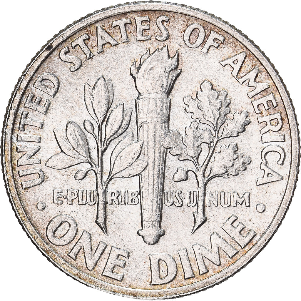 Vereinigte Staaten, Dime, Roosevelt, 1960, U.S. Mint, Silber, SS+, KM:195