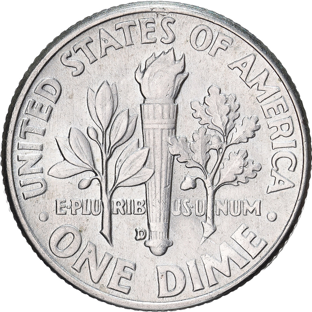 Vereinigte Staaten, Dime, Roosevelt, 1960, U.S. Mint, Silber, SS+, KM:195