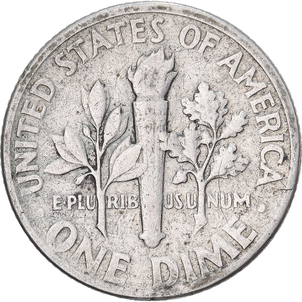 Vereinigte Staaten, Dime, Roosevelt, 1946, U.S. Mint, Silber, SS, KM:195