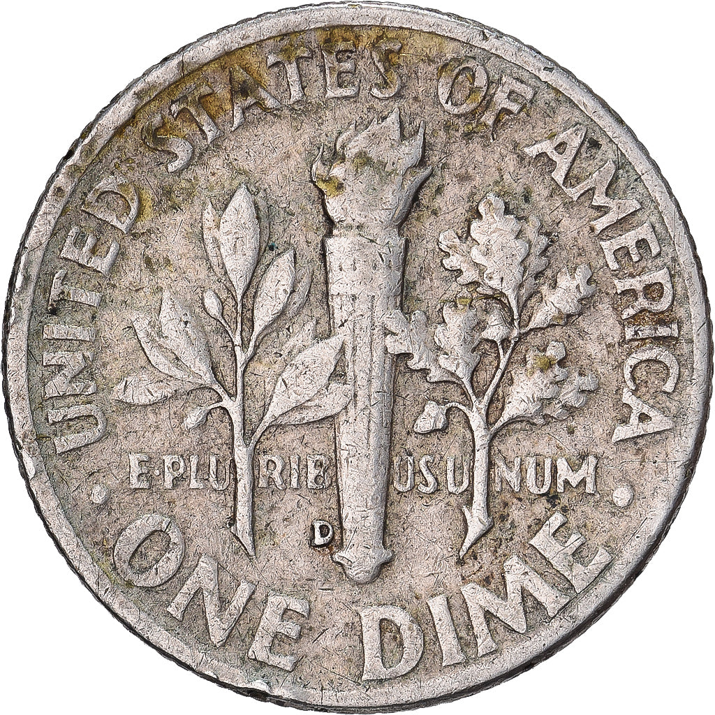 États-Unis, Dime, Roosevelt, 1956, U.S. Mint, Argent, TB+, KM:195