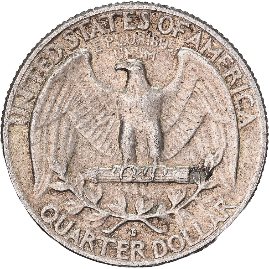 États-Unis, Quarter, Washington, 1964, U.S. Mint, Argent, TTB, KM:164