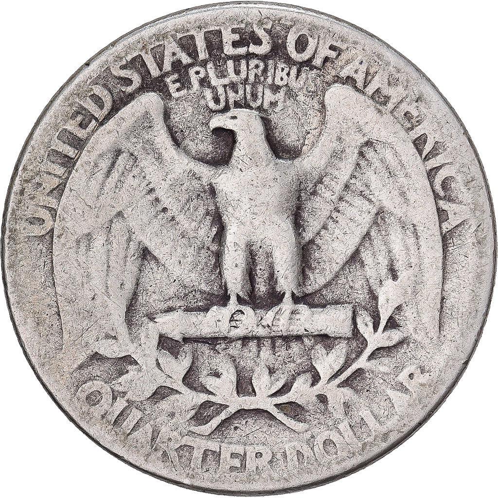 États-Unis, Quarter, Washington, 1943, U.S. Mint, Argent, TB, KM:164