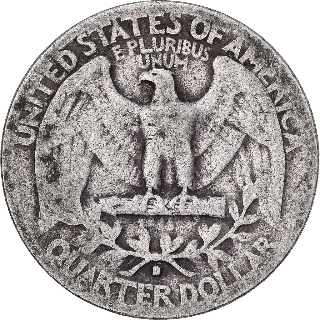 États-Unis, Quarter, Washington, 1936, U.S. Mint, Argent, TB, KM:164