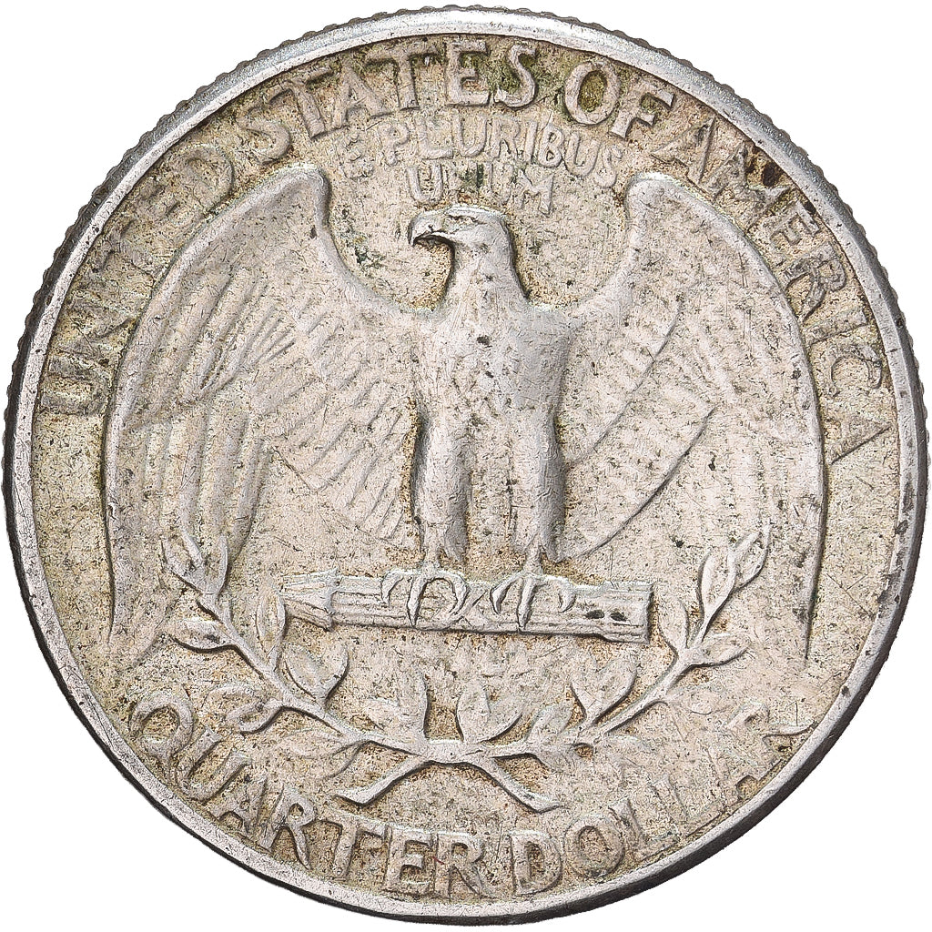 Estados Unidos da América, Quarter, Washington, 1942, U.S. Mint, Prata