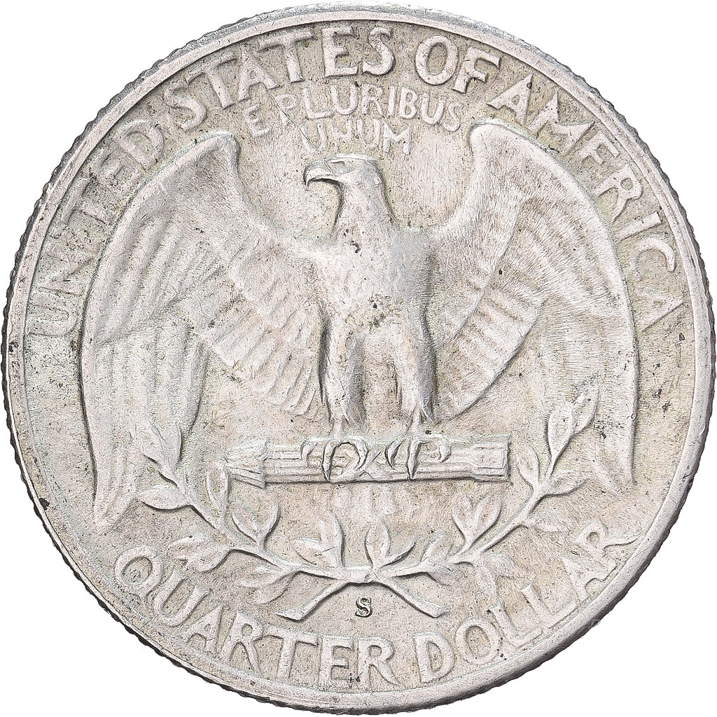 États-Unis, Quarter, Washington, 1946, U.S. Mint, Argent, TTB+, KM:164
