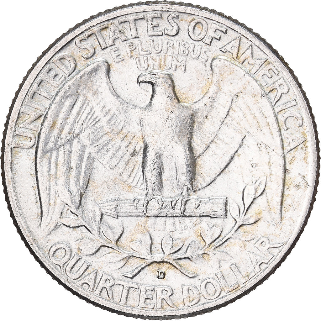 Estados Unidos da América, Quarter, Washington, 1962, U.S. Mint, Prata