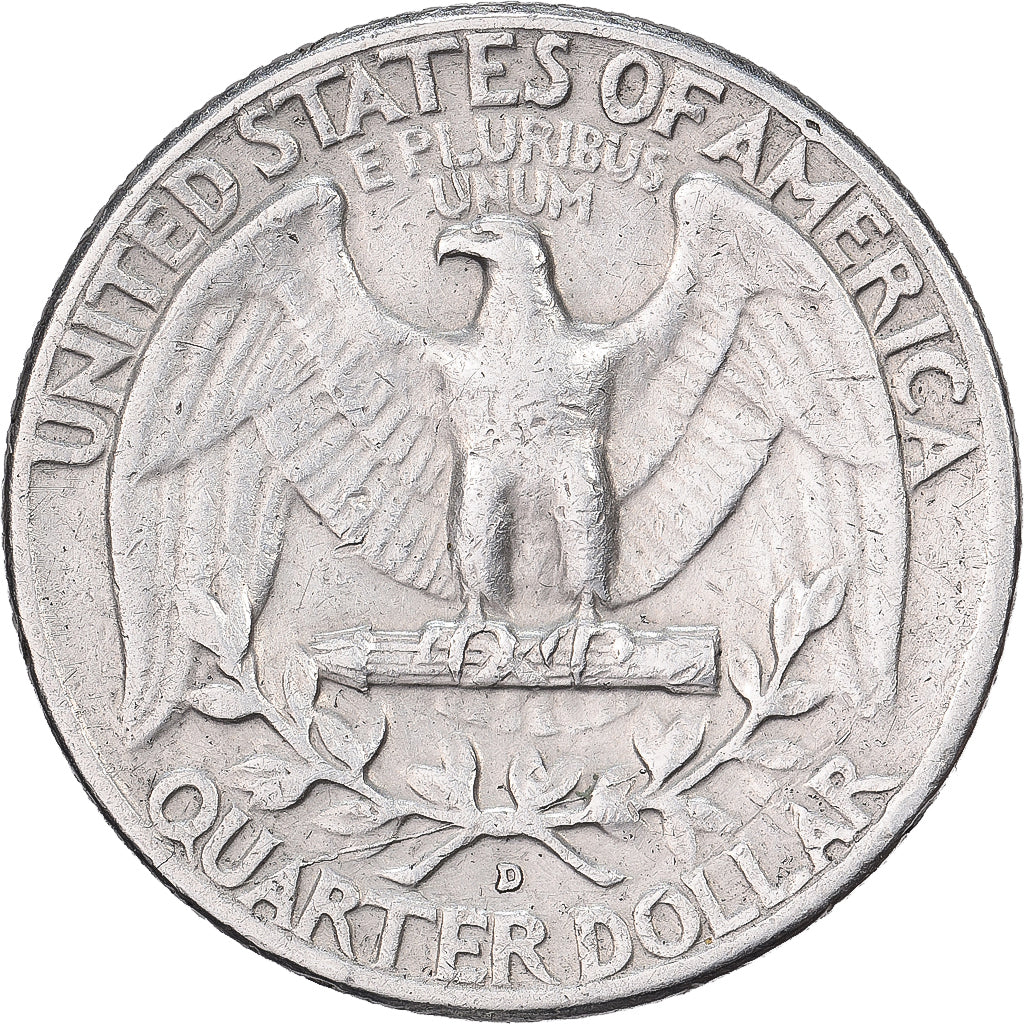 États-Unis, Quarter, Washington, 1960, U.S. Mint, Argent, TTB+, KM:164