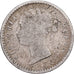 Índia-Britânica, Victoria, 2 Annas, 1841, Bombay, Prata, VG(8-10), KM:459.1