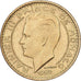Monaco, Rainier III, 50 Francs, Cinquante, 1950, Aluminum-Bronze, SS+