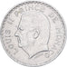 Mónaco, Louis II, 5 Francs, 1945, Aluminio, MBC+, Gadoury:MC135, KM:122