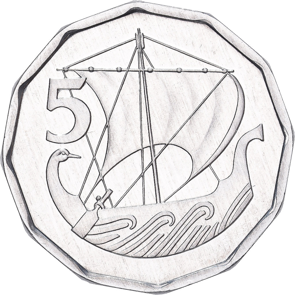 Cyprus, 5 Mils, 1982, Aluminum, MS(60-62), KM:50.2