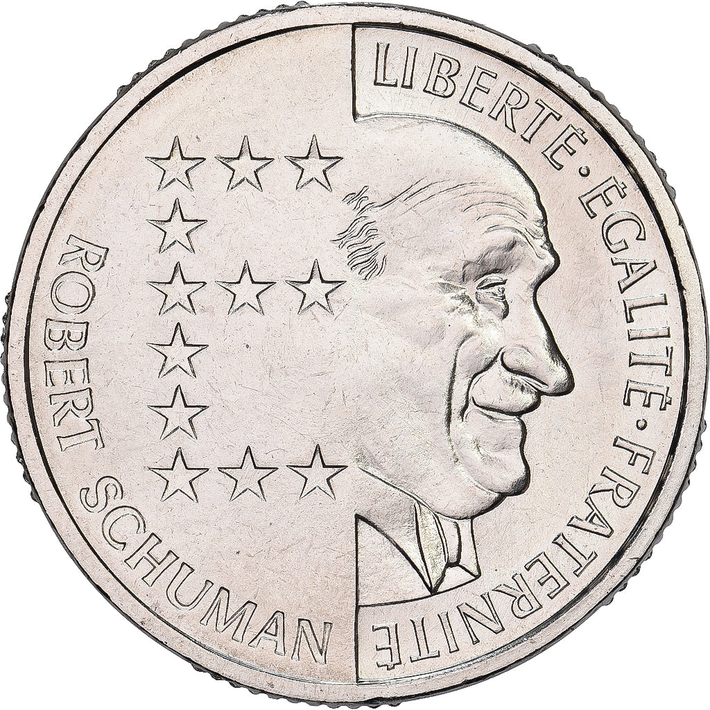 Francia, 10 Francs, Schuman, 1986, Paris, ESSAI, Níquel, FDC, Gadoury:825