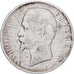 France, Napoleon III, 5 Francs, 1855, Paris, main ancre, Silver, VF(20-25)