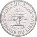 Líbano, 25 Piastres, 1980, ESSAI, Níquel - latón, FDC, KM:E13