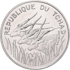 Tchad, 100 Francs, 1975, Paris, ESSAI, Nickel, FDC, KM:E5