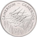 Kamerun, 100 Francs, 1975, Paris, PRÓBA, Nikiel, MS(65-70), KM:E16