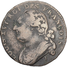Frankreich, 12 Deniers, 12 deniers françois, 1792, Limoges, 1er sem, Bronze