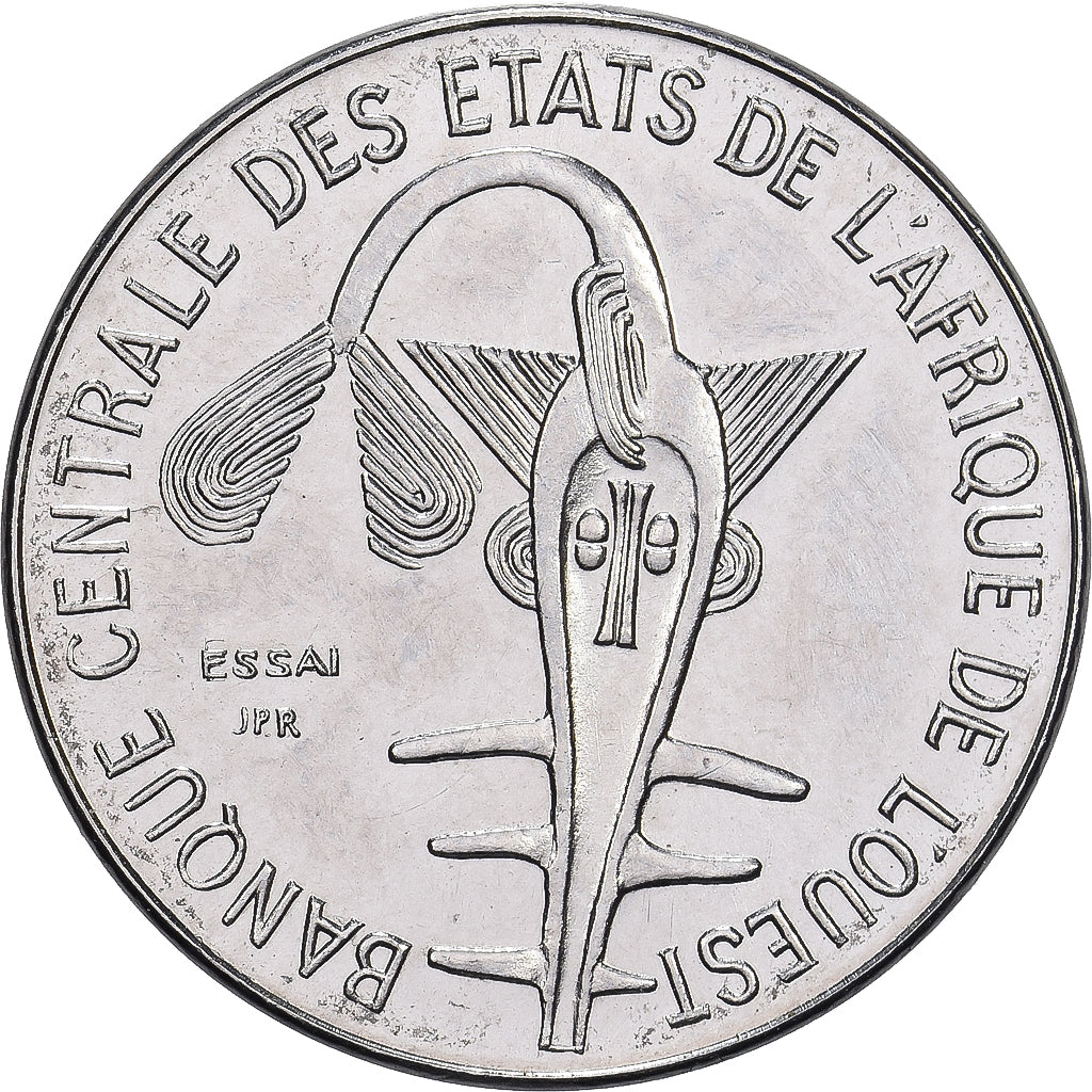 West African States, Franc, 1976, Paris, ESSAI, Steel, MS(65-70), KM:E8