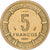 Guinea Ecuatorial, 5 Francos, 1985, Paris, ESSAI, Aluminio - bronce, FDC, KM:E28