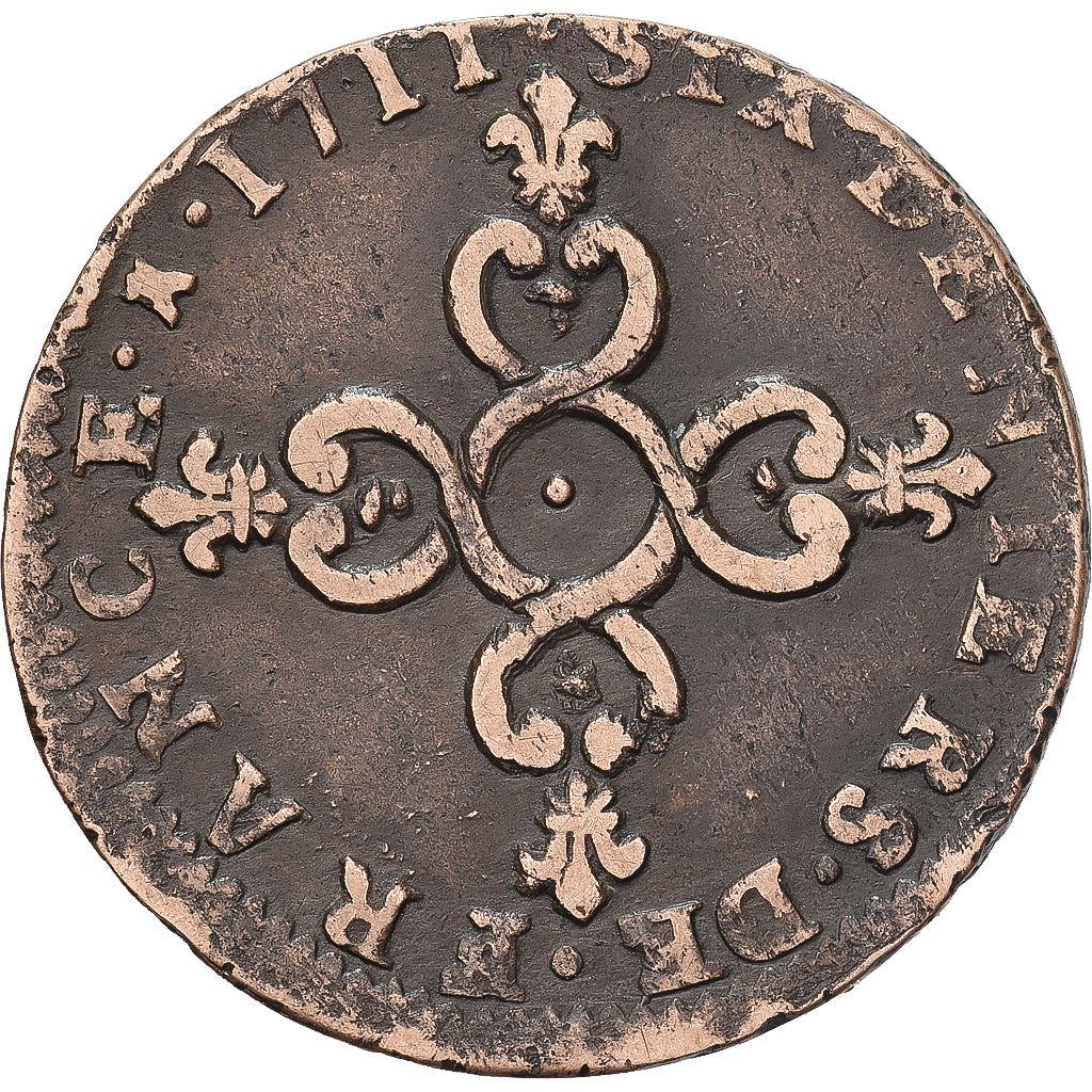 Francia, Louis XIV, 6 Deniers, Six deniers dits « dardenne », 1711