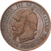 França, Napoleon III, 5 Centimes, 1870, Sedan, Satírica, Bronze, AU(50-53)