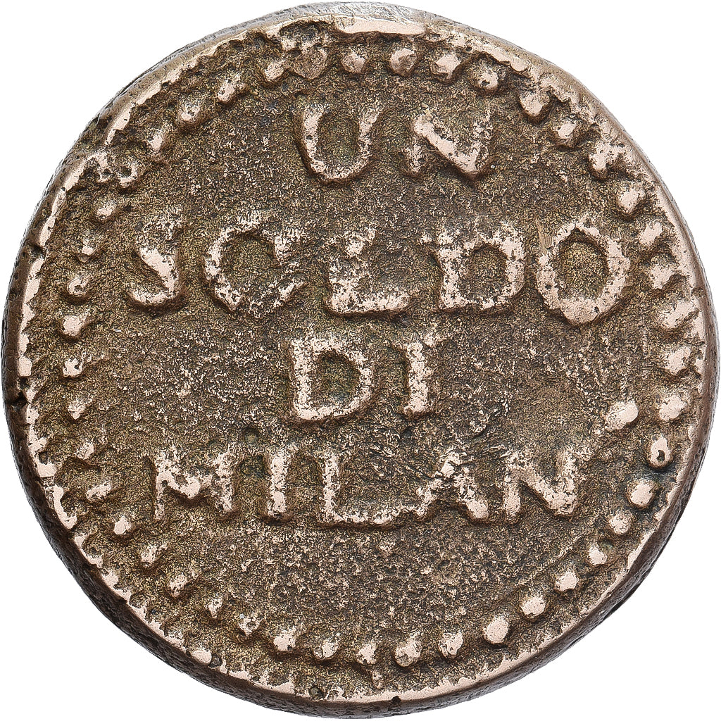Italian States, MANTUA, Soldo, An 7 (1799), Milan, Copper and Lead alloy