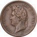 COLONIAS FRANCESAS, Louis Philippe I, 5 Centimes, 1841, Paris, Bronce, MBC