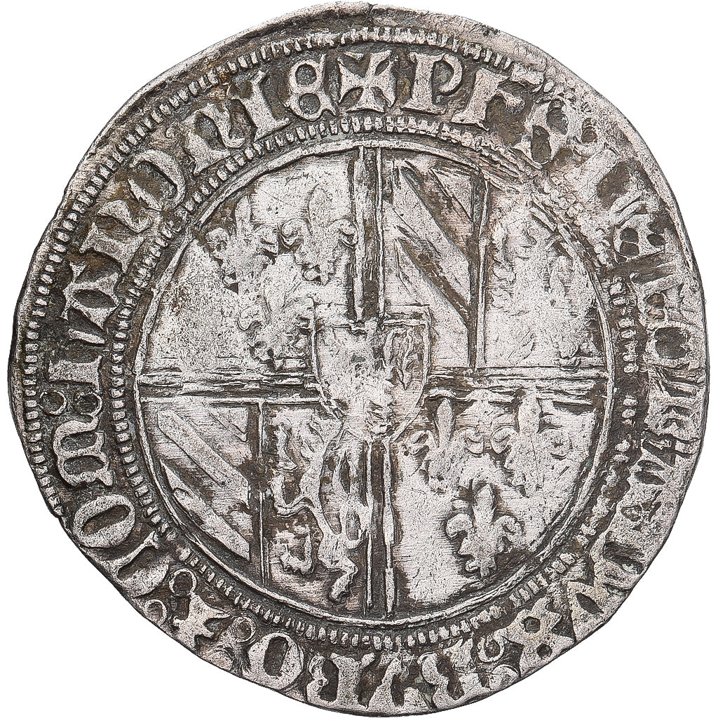 Francia, Philippe le Bon, Double gros vierlander, (1433-1467), Valenciennes