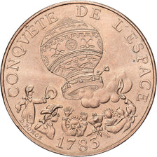 Frankreich, 10 Francs, La Conquête de l'Espace, 1983, Paris, Tranche A
