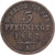 German States, PRUSSIA, Wilhelm I, 3 Pfennig, 1867, Berlin, Copper, EF(40-45)
