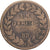 France, Louis XVIII, Decime, Strasbourg, Bronze, F(12-15), Gadoury:196b, KM:701