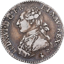 France, Louis XVI, 24 Sols, 1/5 ECU, 1785, Paris, Silver, EF(40-45)