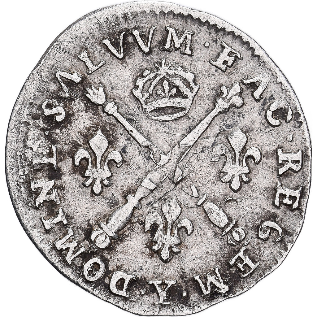 Francja, Louis XIV, 5 Sols aux insignes, 1702, Bourges