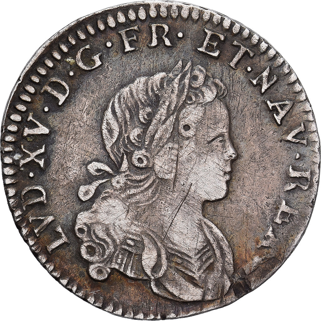 France, Louis XV, 20 Sols,1/6 Écu (XX – S) de France-Navarre, 1719