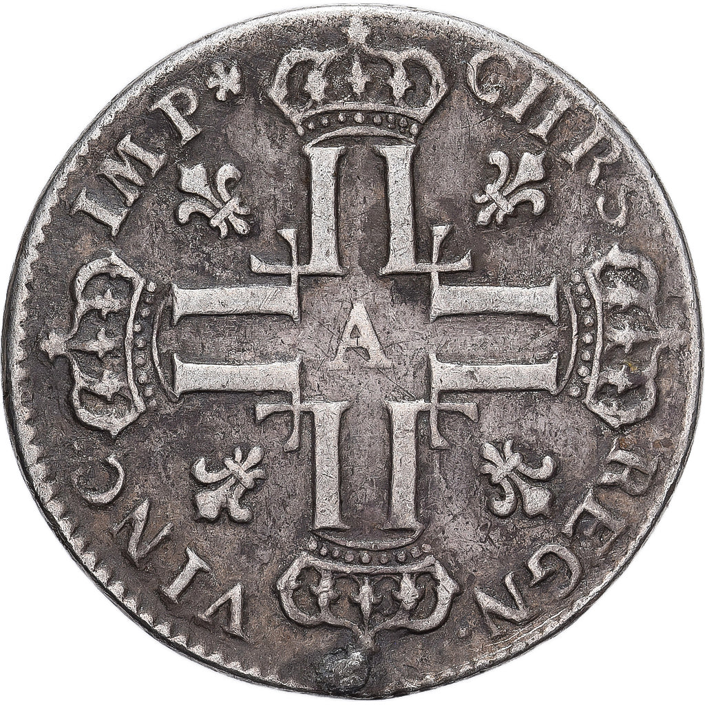 Francia, Louis XV, Petit Louis d'Argent, 1720, Paris, 1er sem, Plata, BC+