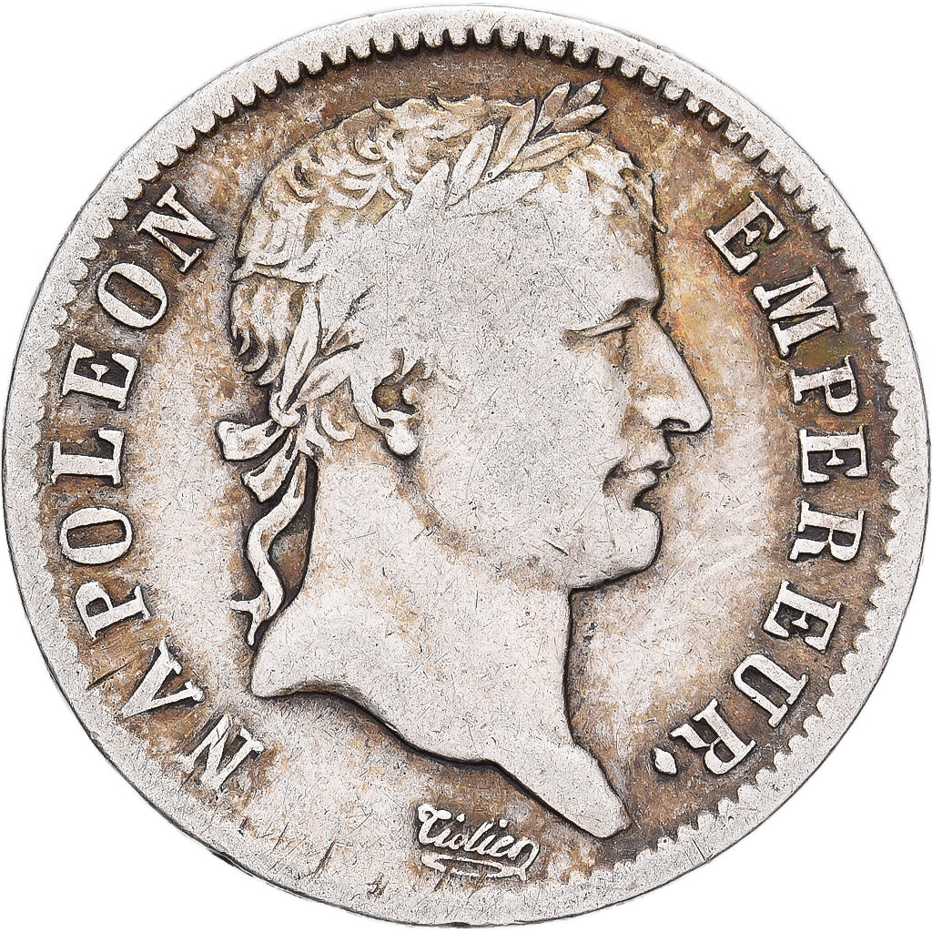 Frankreich, Napoleon I, Franc, 1808, Strasbourg, Silber, S+, Gadoury:446