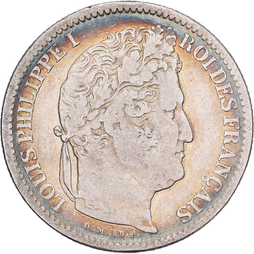 France, Louis Philippe I, 2 Francs, 1836, Lille, Silver, VF(30-35), Gadoury:520