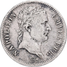 França, Napoleon I, Franc, 1808, Paris, Prata, EF(40-45), Gadoury:446, KM:682.1