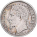 Francia, Napoleon III, Franc, 1868, Strasbourg, Argento, MB+, Gadoury:463