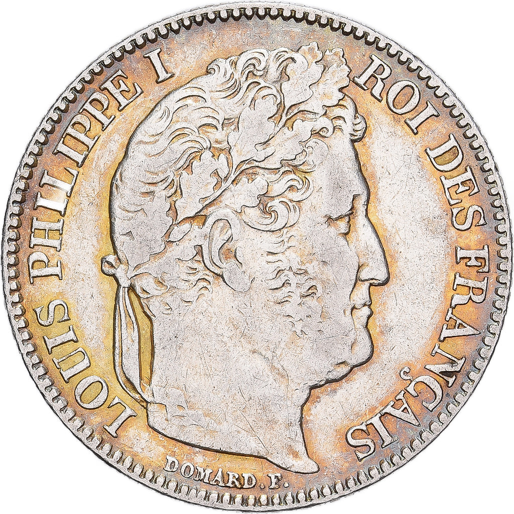 France, Louis Philippe I, Franc, 1848, Paris, Silver, EF(40-45), Gadoury:453