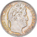 France, Louis Philippe I, Franc, 1848, Paris, Silver, EF(40-45), Gadoury:453