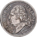 Frankrijk, Louis XVIII, 1/4 Franc, 1824, Paris, Zilver, ZF+, Gadoury:352