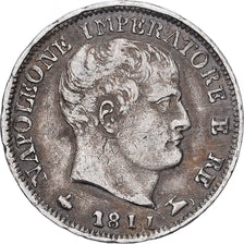 Italian States, KINGDOM OF NAPOLEON, Napoleon I, 5 Soldi, 1811, Milan, Silver